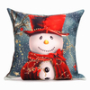 Christmas Santa Claus Series Decorative Pillow Case Square Sofa Cushion Cover