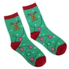 Christmas Socks Cotton Santa Claus Deer Pattern Cartoon Hosiery Gift Stockings