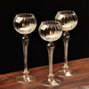 Classic Glass Candle Holder Wedding Bar Party Home Decoration Goblet Tall Candlesticks