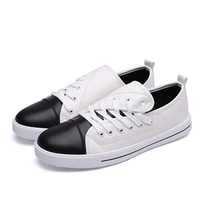 Classical Round Toe Personalized Lace Up Casual Shoes