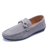 Classical Slip On Suede Round Toe Breathable Men Loafers Moccasins