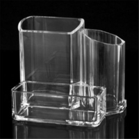 Clear Acrylic Cosmetic Holder Lipstick Brush Storage Organizer