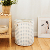 Cloth Storage Basket Waterproof Foldable Cotton Linen Washing Clothes Laundry Box Organizer