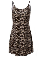 Clubwear Sexy Women Printed Strap Backless Mini Dress