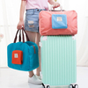 Color-blocking Waterproof Large Travel Storage Bag Luggage Folding Handbag Shoulder Bag