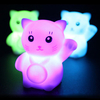 Colorful Flash Lucky Cat LED Lamp Romantic Decoration Night Light Bedside Lamp