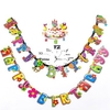 Colorful Happy Birthday Bunting Banner Party Events DIY Decoration Flower Balloon Garland Banner