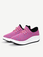 Colorful Lace Up Platform Breathable Roakcer Sole Shake Shoes