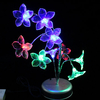 Colorful Lily LED Flash Lights Living Room Home Decor Battery Powered Or USB