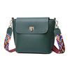 Colorful Strap Women Bucket Bags Casual Lock Anti-Thief Shoulder Bags Crossbody Bags