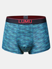 Colour Small Stripes Soft Breathable Underwear Ice Silk High Elastic Boxers for Men