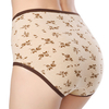 Comfortable Cotton Antimicrobial Elastic Soft Panties High Waist Underwear For Women