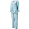 Comfortable Round Neck Long Sleeve Sleepwear Sets Breathable Pajamas For Women