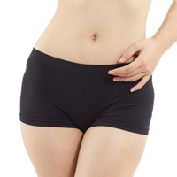 Comfortable Seamfree Breathable Stretchy Boyshorts Mid Waist Sports Panties For Women