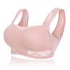 Comfortable Seamfree Lace-trim Wireless Breathable Full Coverage Bras