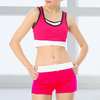Comfortable Shockproof Patchwork Wireless Soft Elastic Sports Yoga Bra Sets