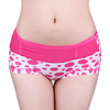 Comfortable Soft Bamboo Fiber Polka Dot Panties Mid Rise Underwear For Women