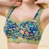 Comfortable Soft Cotton Floral Full Coverage Wireless Bando Bra