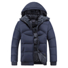 Comfortable Waterproof Detachable Hood Thicken Warm Padded Jacket for Men
