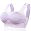 Comfortable Wireless Lace-trim Breathable Soft Yoga Vest Bras