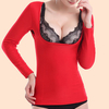 Comfy Velvet Keep Warm U Collar Body Shaping Thicken Push Up Shapewear For Women