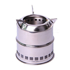 Cooking Stove Stainless Steel Lightweight Wood Stove Solidified Alcohol Stove Outdoor Cooking Picnic
