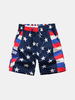Cool Summer Shorts Quick Dry Casual Stars Printing Board Shorts For Men