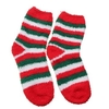 Coral Fleece Cute Christmas Cartoon Pattern Socks Bowknot Thickening Thermal Long Sox