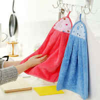 Coral Velvet Superfine Fiber Absorbent Water Towel Thicker Kitchen Dishcloth Anti-hot Protection
