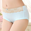 Cosy Lace Seamfree Cotton Mid Waist Breathable Panties For Women