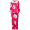 Cosy Round Neck Long Sleeve Pajamas Breathable Sleepwear Sets For Women