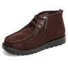 Cotton Ankle Fur Warm Lace Up Casual Boots For Men