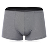 Cotton Breathable Low Waist Underwear Striped Printing U Convex Boxer Briefs for Men