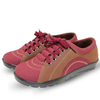 Cotton Cloth Color Match Lace Up Flat Soft Sole Shoes