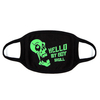 Cotton Kpop Skull Style Face Mouth Mask Luminous Fluorescence Dust Mask