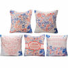 Cotton linen Pillow Cases Lovely Valentine 