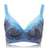 Cotton Push Up Lace Embroidery Soft Comfortable Underwire Bras