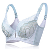 Cotton Push Up Lace Floral Embroidery Breathable Adjustable Bra