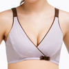 Cotton Wireless Adjustable Front Criss-cross Anti Sangging Nursing Bras
