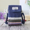 Cowboy Cotton Joint Shoulder 6inch Phone Bag For iPhone Samsung Xiaomi Huawei