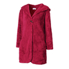 Cozy Velveteen Hooded Robes Thick Long Sleeve Sleepwear Robes For Women