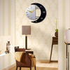 Creative Mute Wall Clock Fashionable Style Living Room Craft Home Decor