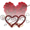 Creative Arrow Through The Heart Handmade Toys Valentine