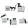 Creative Cat Switch Removable Wall Stickers Wallpaper PVC Vinyl Decal Home Decor