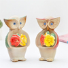 Creative Ceramic Owl Ornament Hand-painted Relief Living Room Home Office Decor Handicrafts