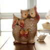 Creative Ceramic Owl Ornament Living Room Home Office Decor Craft