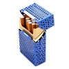 Creative Cigarette Storage Box Holds 20pcs Metal Hollow Cigaret Case