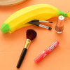 Creative Cute Banana Silicone Coin Purse Makeup Pouch Student Pencil Bag