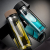 Creative Fashion Business Double Glass with Covered Glass Cup Men and Women