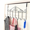 Creative Metal Free Nails Iron Seamless Bathroom Door Hook Back Door Towel Hook